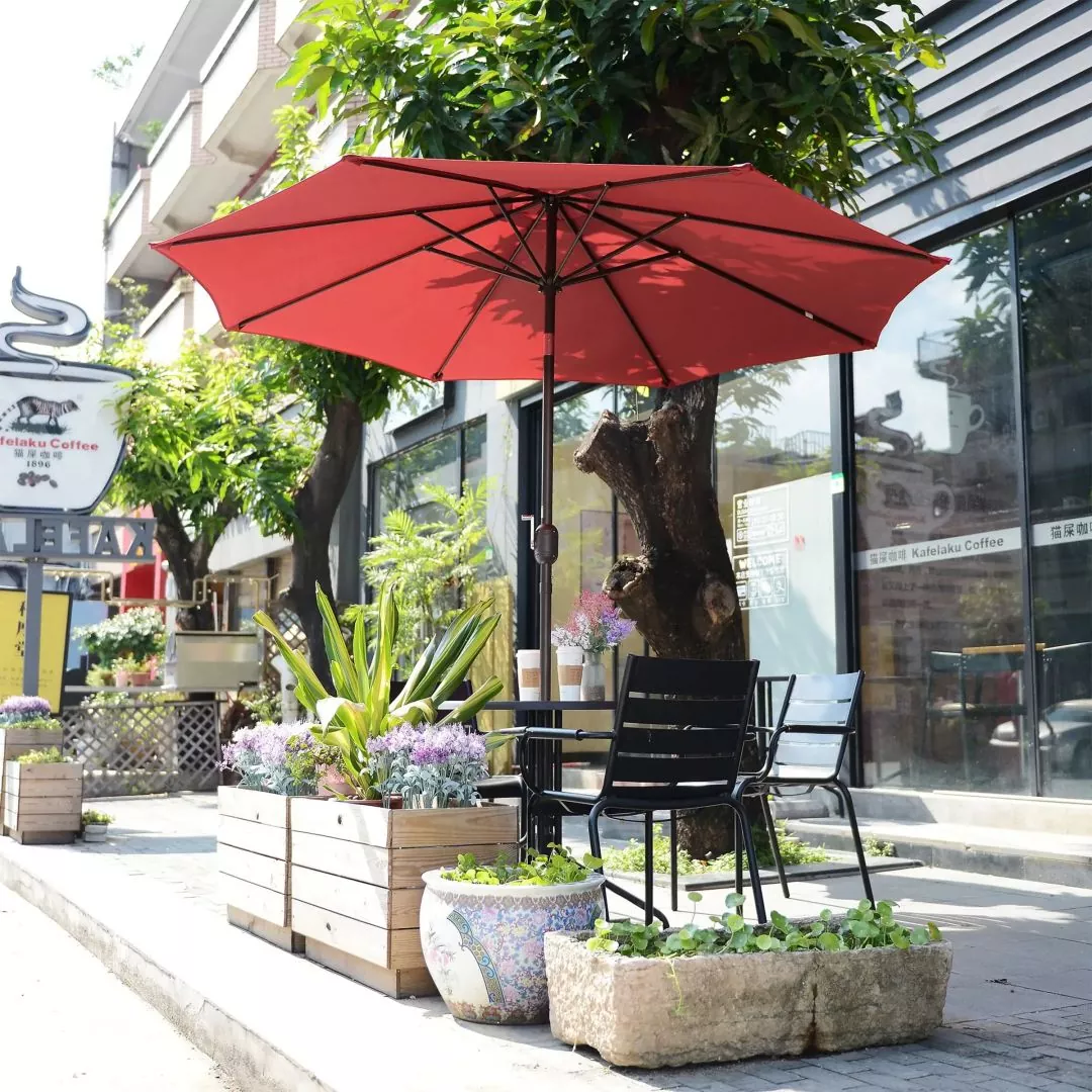 Outdoor Restaurant Umbrellas Center Parasols